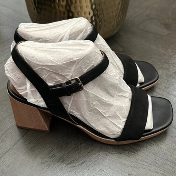 Naturalizer Leather Block Heeled Sandal - Rose (WIDE) - Picture 5 of 6